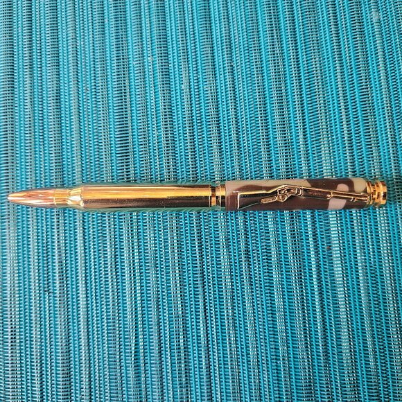 Brass Cartridge Pens with Camo Body - Picture 1 of 5